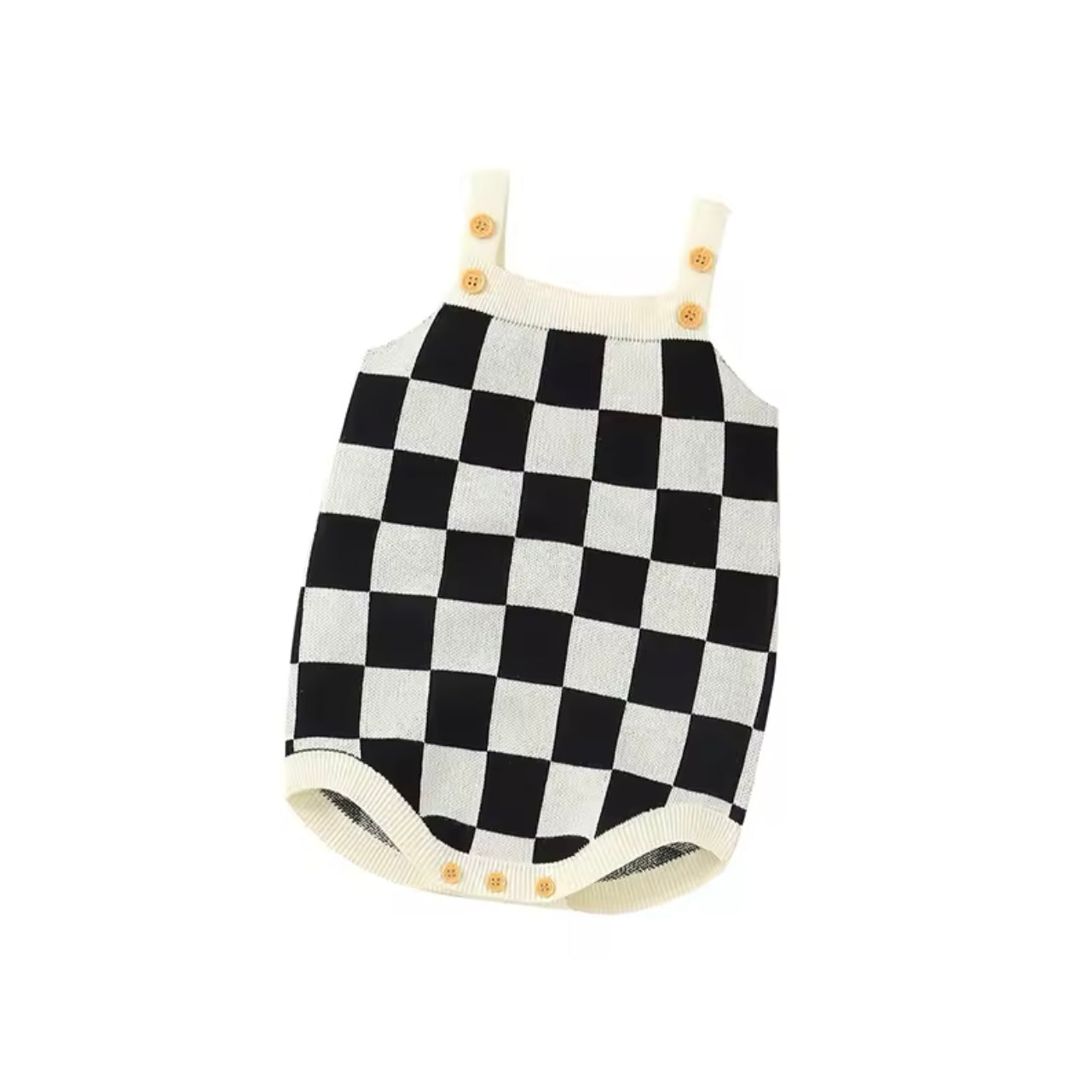Checkered Romper
