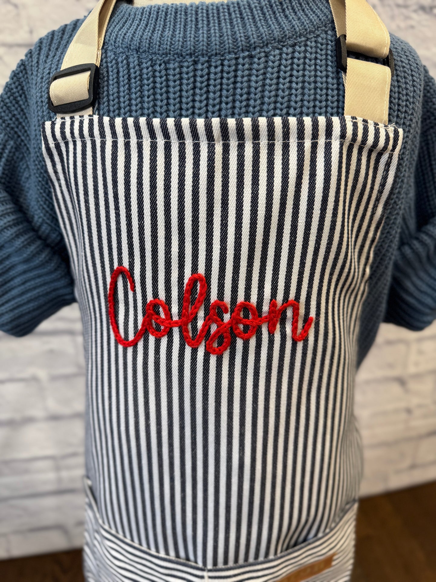 Kids Striped Apron