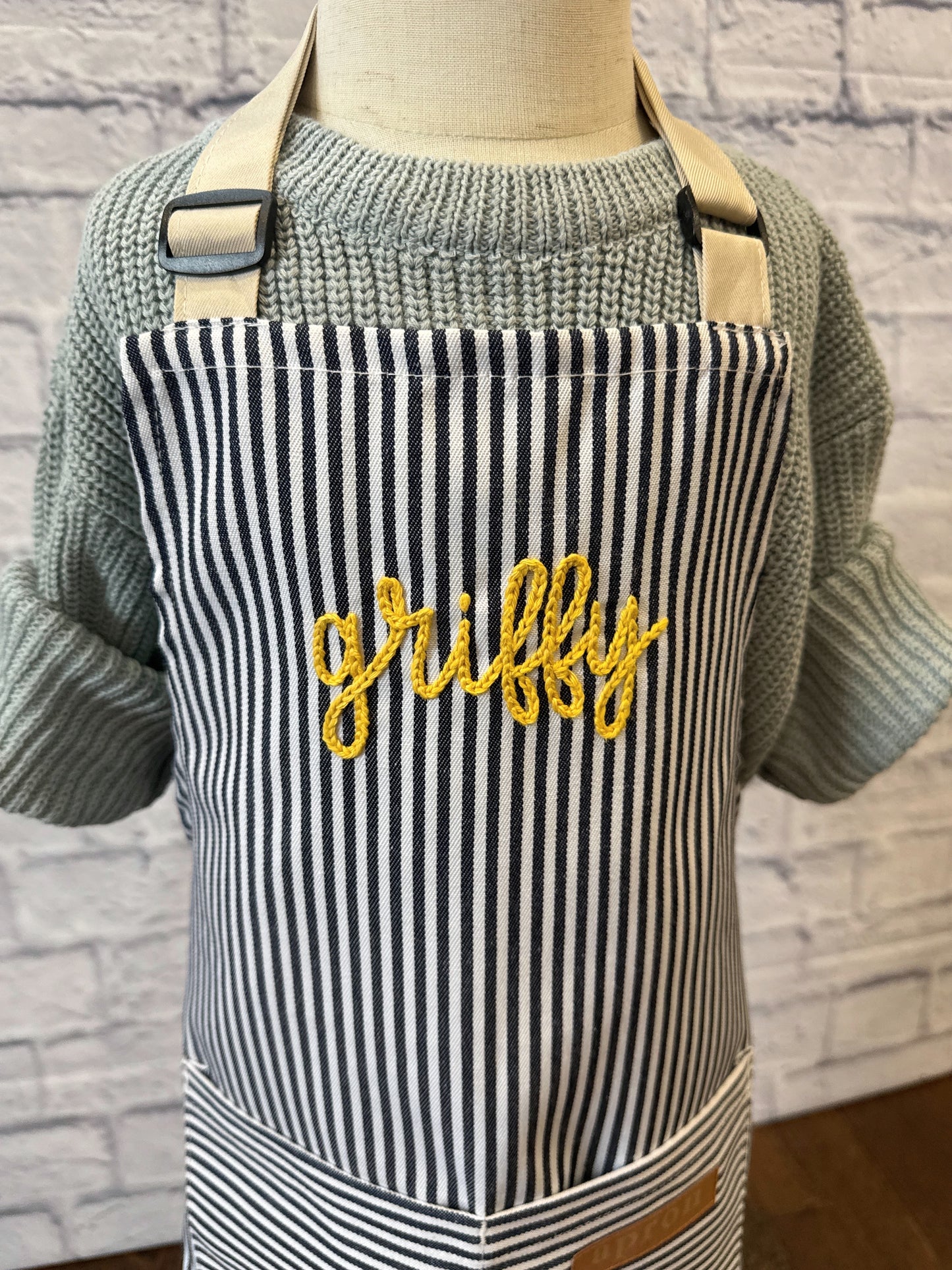 Kids Striped Apron