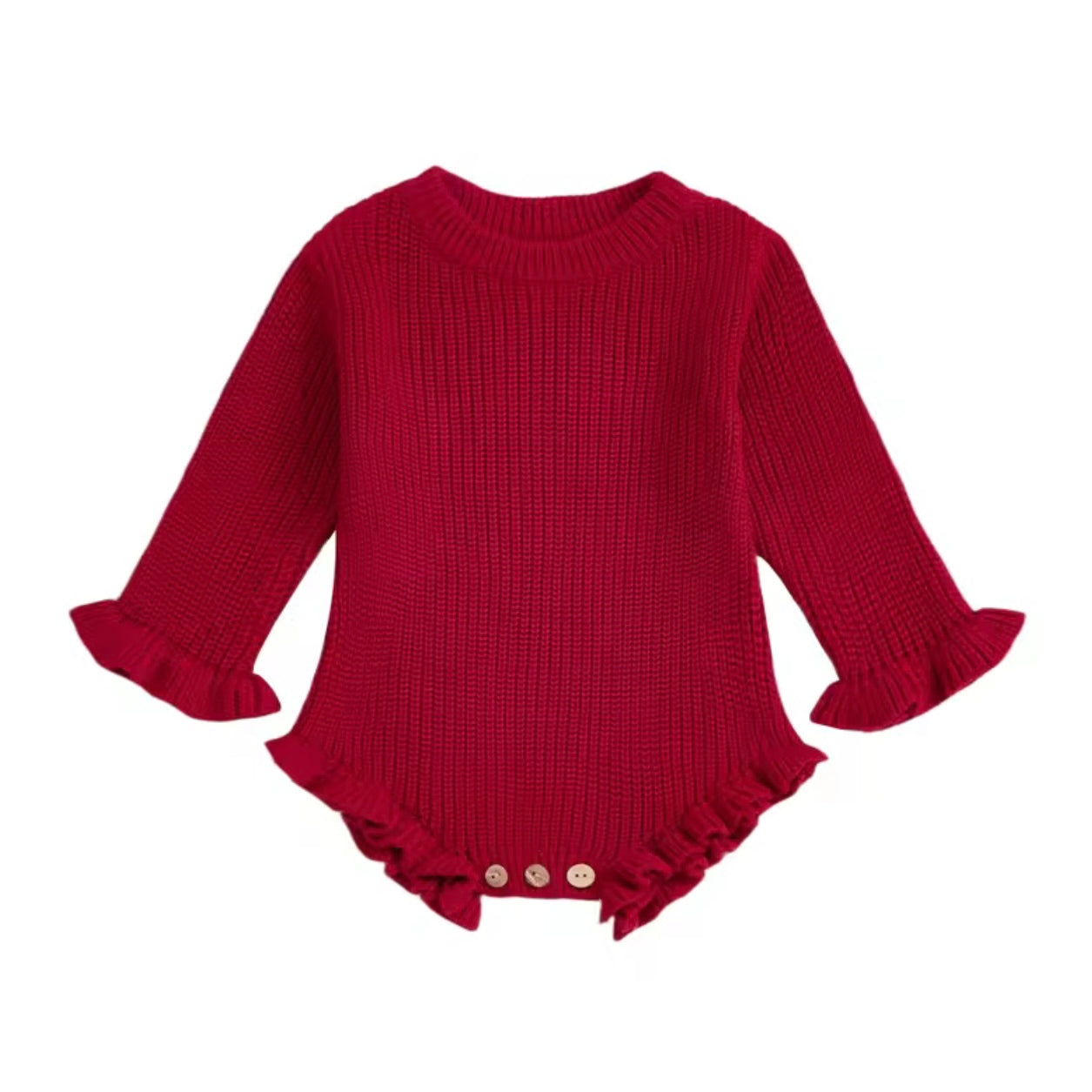 Ruffle Romper Sweater
