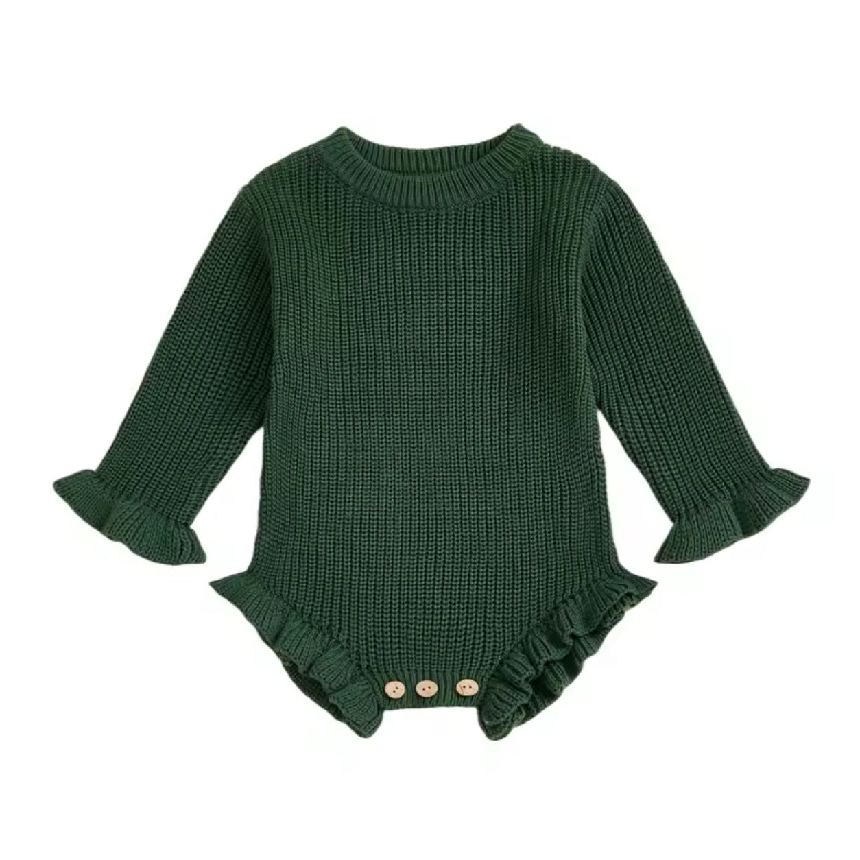 Ruffle Romper Sweater