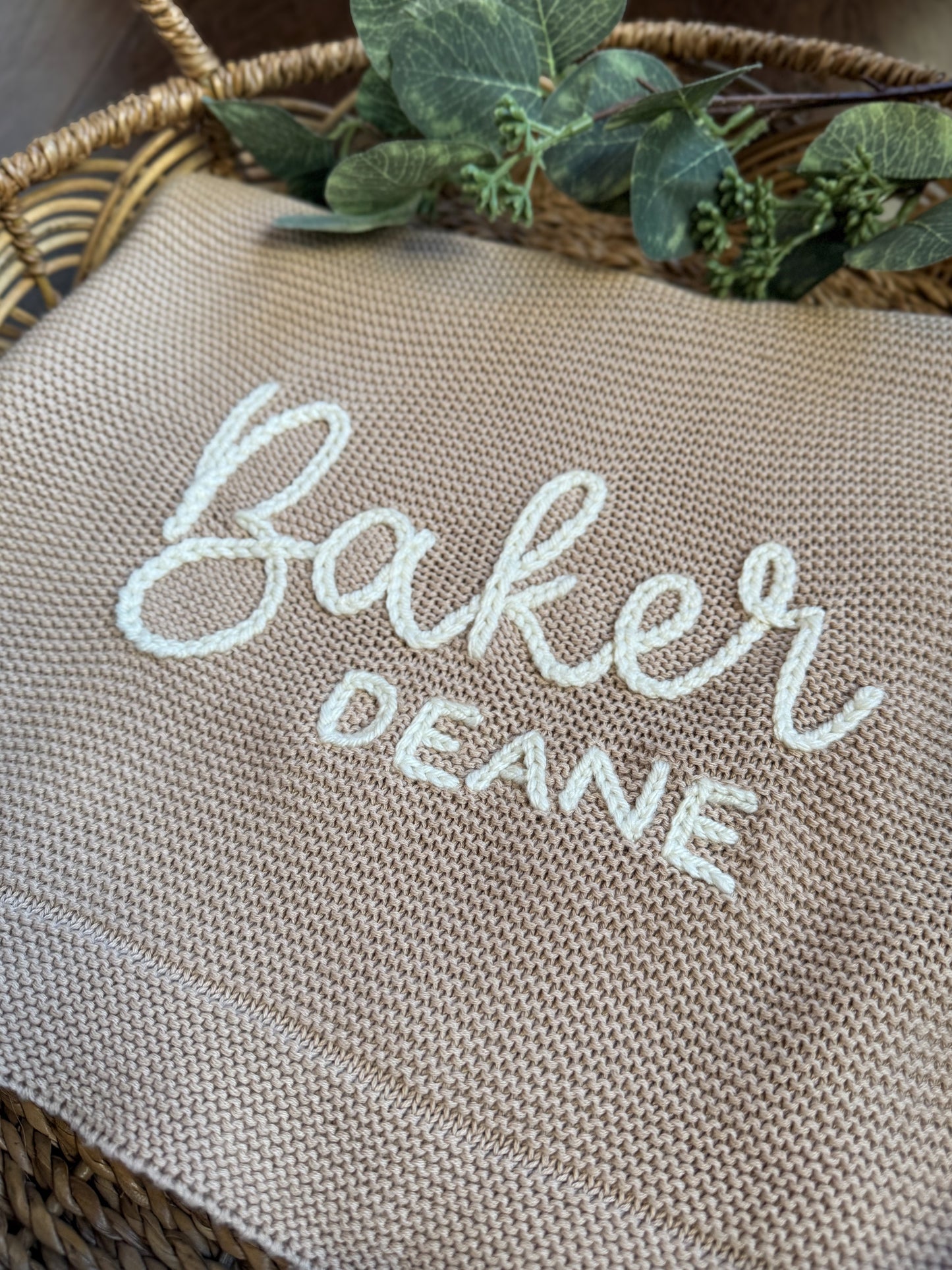 Personalized Baby Blanket