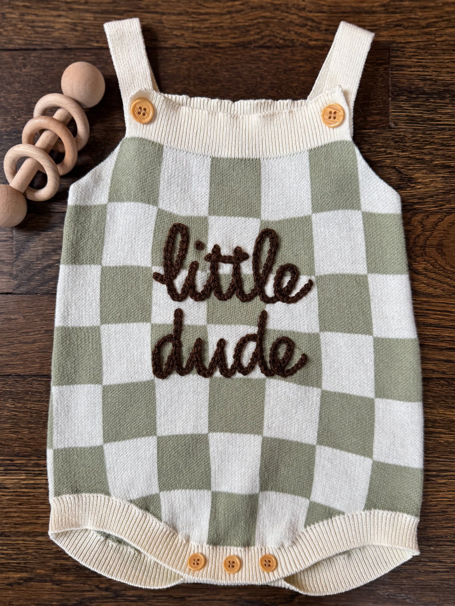 Checkered Romper