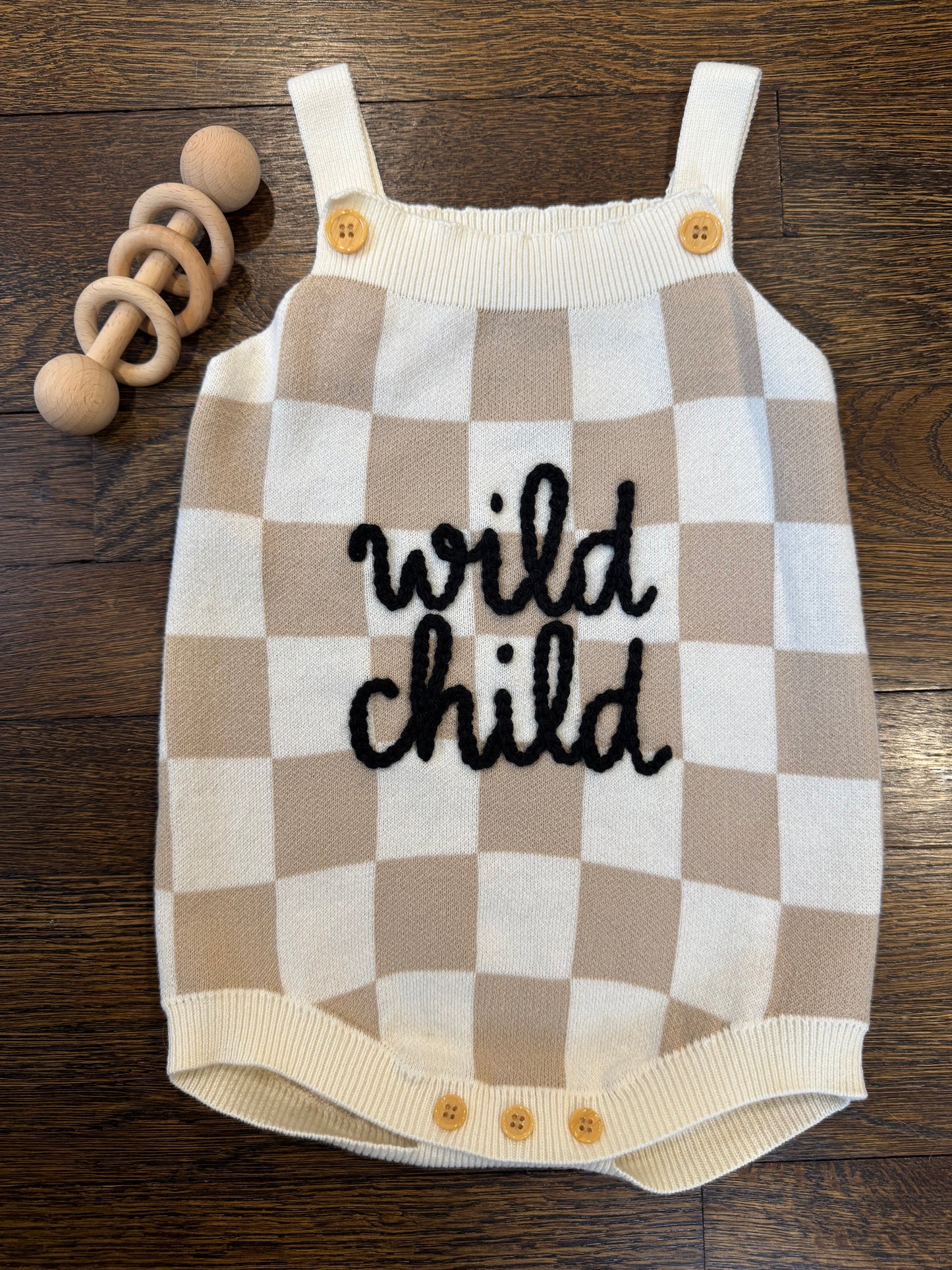 Checkered Romper