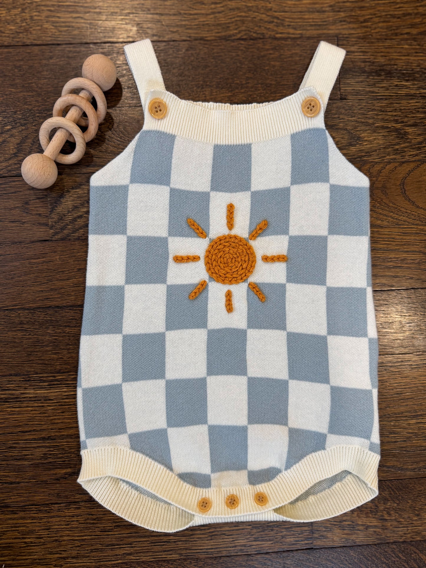 Checkered Romper