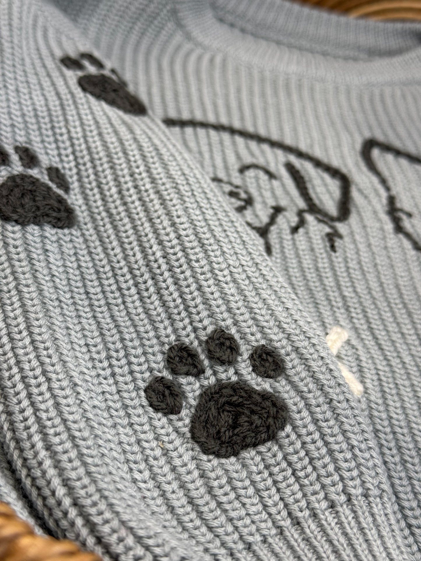 Custom Pet Outline Sweater - Big Kids