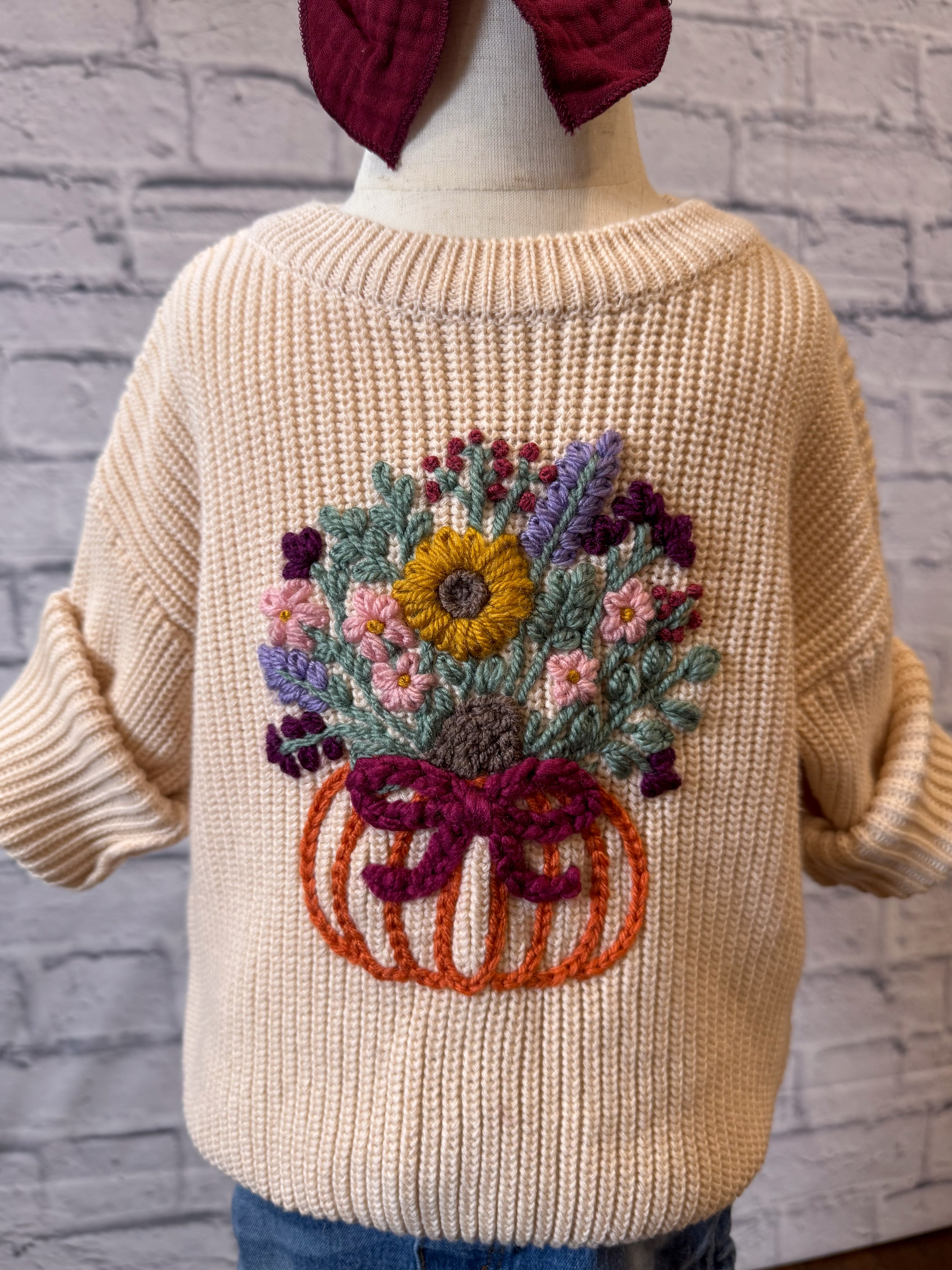 Floral Bouquet Sweater – Shire Stitches