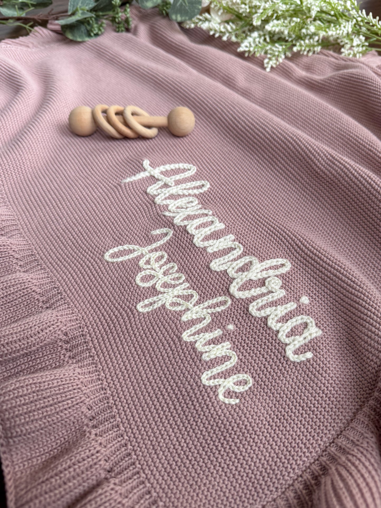 Personalized Baby Blanket