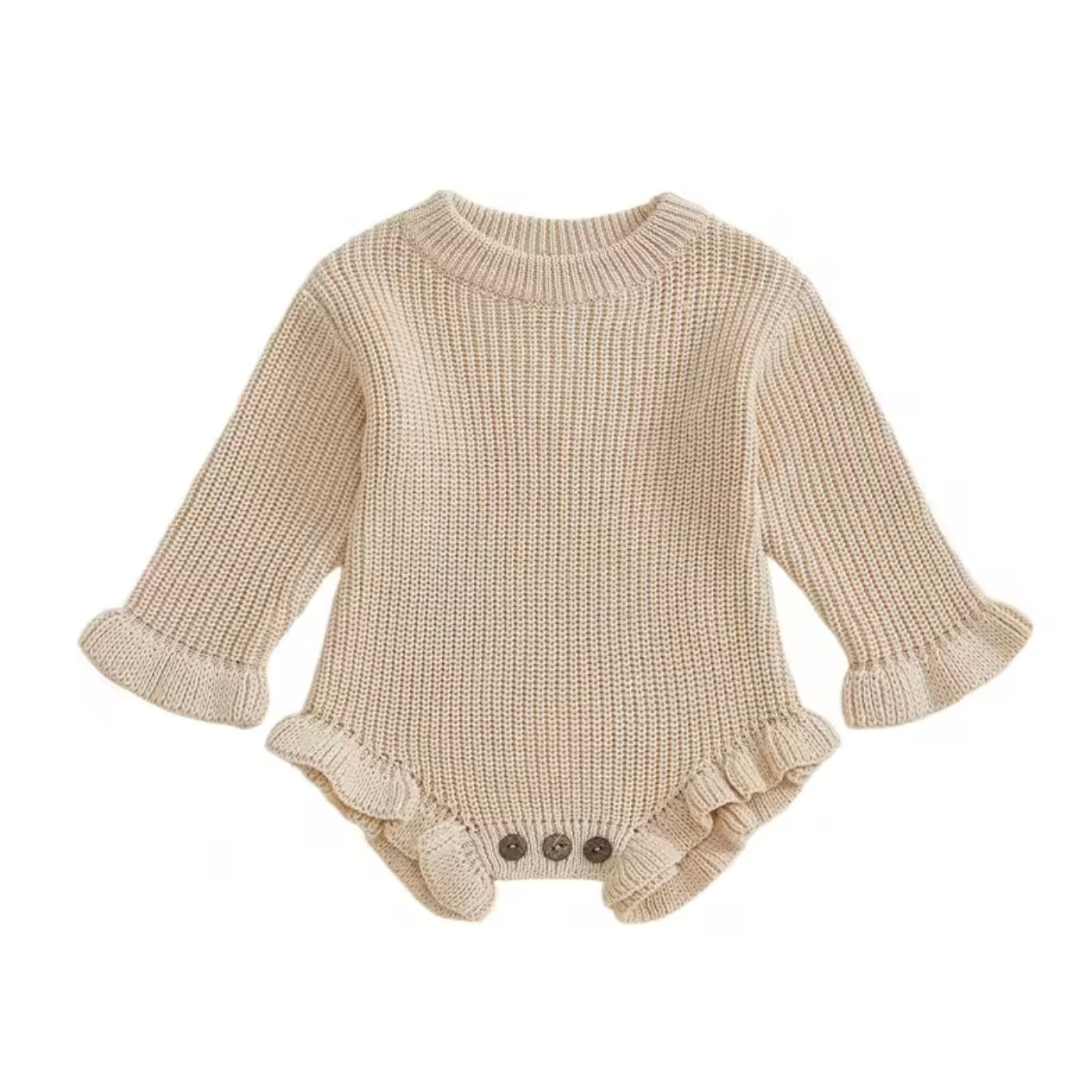 Ruffle Romper Sweater