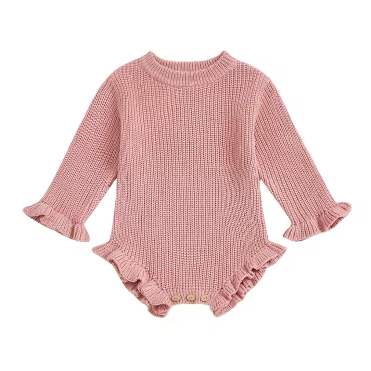 Ruffle Romper Sweater