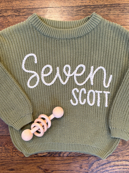 The Two-Line Sweater