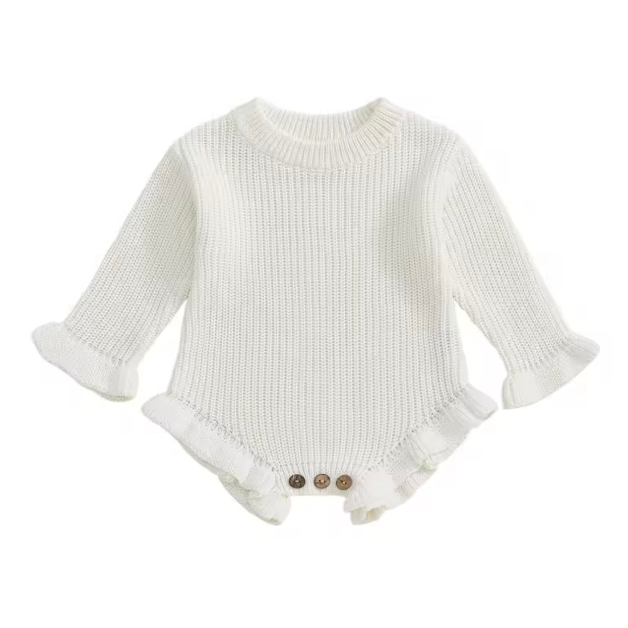 Ruffle Romper Sweater